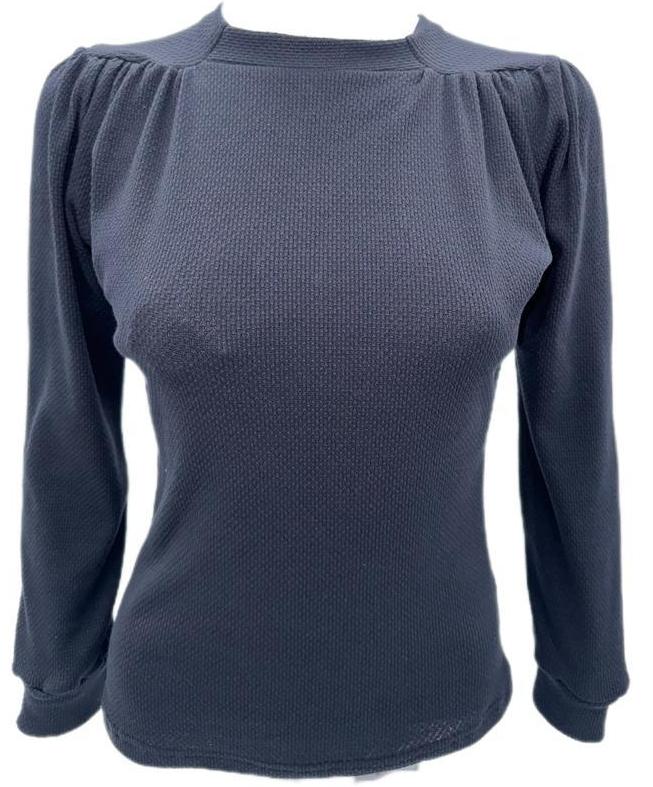 Charcoal Black Saddle Top - Freddies of Pinewood